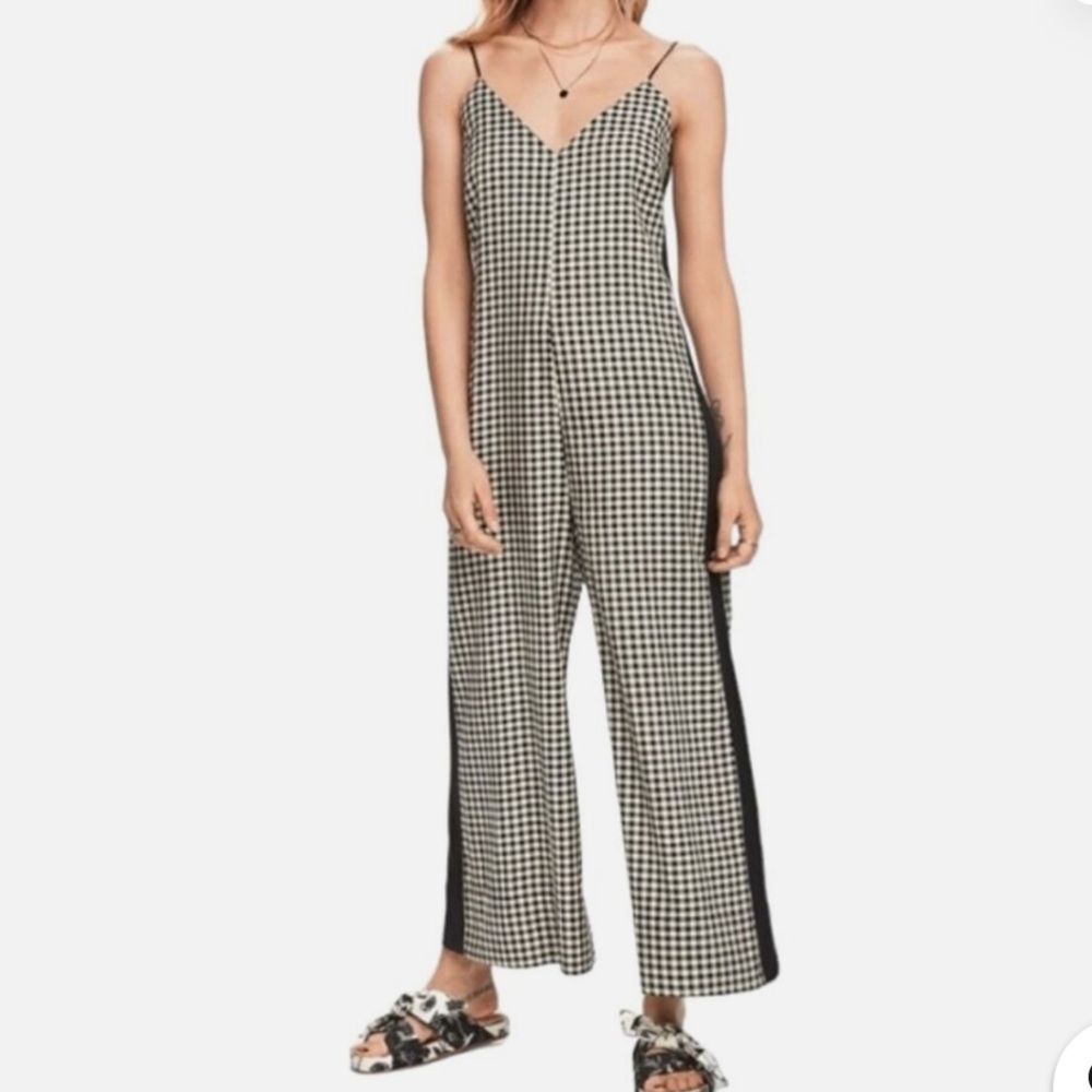 Scotch and soda checkered jumpsuit